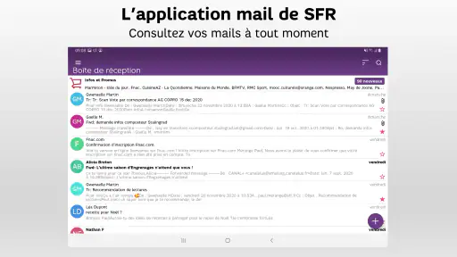 SFR Mail screenshot
