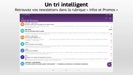 SFR Mail screenshot