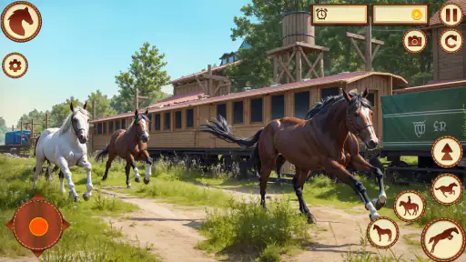 Sim virtuel famille de chevaux screenshot