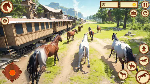 Sim virtuel famille de chevaux screenshot
