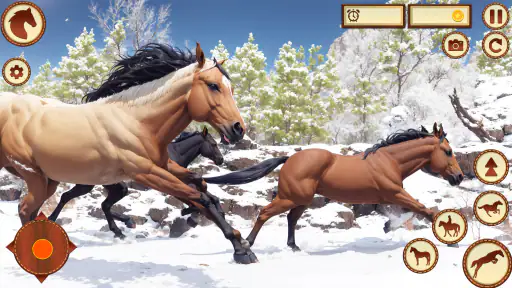 Sim virtuel famille de chevaux screenshot