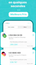SimCode - Numéros virtuels SMS screenshot