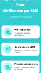 SimCode - Numéros virtuels SMS screenshot