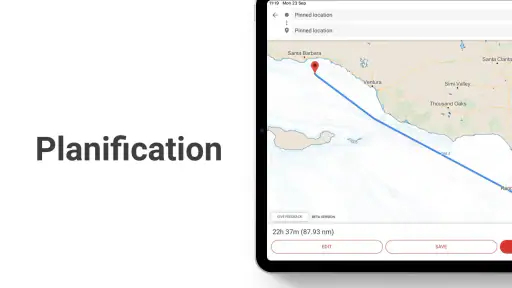 Simrad : Navigation screenshot