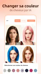 Simulation coiffure coupe screenshot