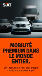 SIXT. rent. share. ride. plus. screenshot