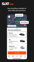 SIXT. rent. share. ride. plus. screenshot