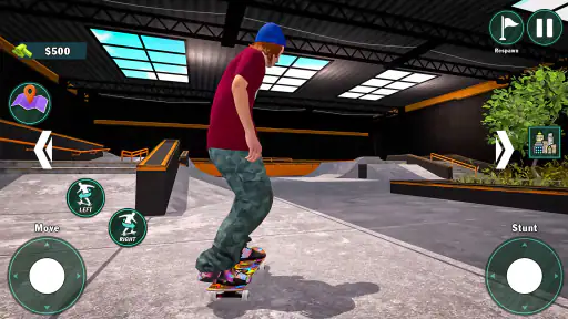 Skate Stunt Run Race Simulator screenshot