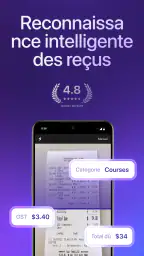 Smart Receipts: Scan Dépenses screenshot
