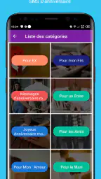 SMS Anniversaire 2026 screenshot