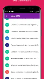 SMS Anniversaire 2026 screenshot