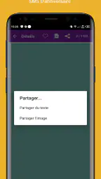SMS Anniversaire 2026 screenshot