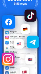SMS Virtual - Recevoir des SMS screenshot