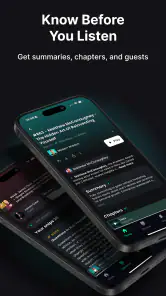 Snipd | AI Podcast Player screenshot