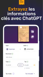 SparkReceipt – Comptabilité screenshot