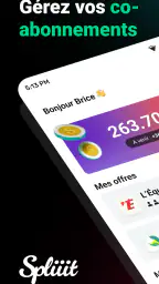 Spliiit : partage d'abonnement screenshot