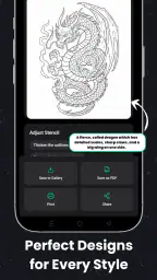 Stencify: Tattoo Stencil Maker screenshot