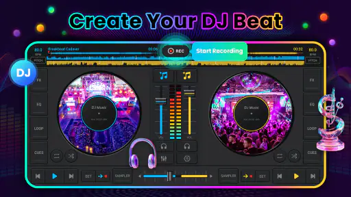 Studio de mixage DJ-DJ Musique screenshot