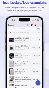 Suivi des prix | Reprice screenshot