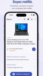 Suivi des prix | Reprice screenshot