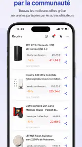 Suivi des prix | Reprice screenshot