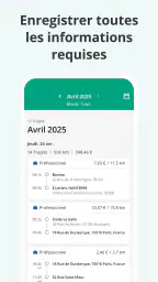 Suivi kilométrage Driversnote screenshot