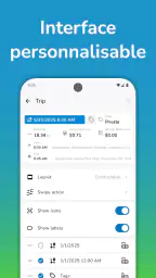 Suivi kilométrage automatique screenshot