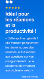 Summary: Prise de notes par IA screenshot