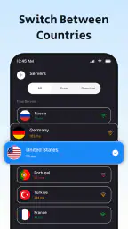 Suojattu VPN-välityspalvelin screenshot
