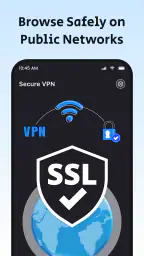 Suojattu VPN-välityspalvelin screenshot