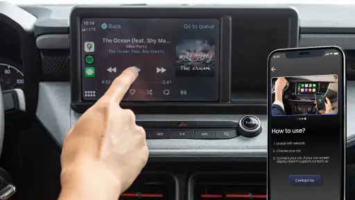 synchronised carplay android screenshot