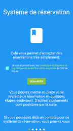 Système de réservation screenshot