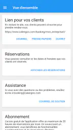Système de réservation screenshot