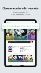 Tappytoon Comics, Webtoons, BD screenshot
