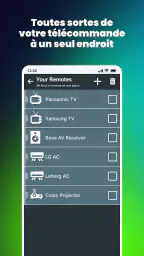 Télécommande universelle screenshot