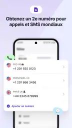 Telicall: 2e Numéro & Appels screenshot