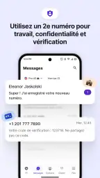 Telicall: 2e Numéro & Appels screenshot