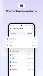 Telicall: 2e Numéro & Appels screenshot