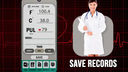 Température corporelle screenshot