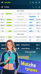 Tennis rising star screenshot