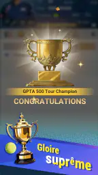 Tennis rising star screenshot