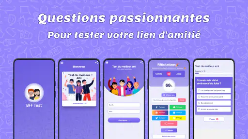 Test BFF - Quiz pour les Amis screenshot
