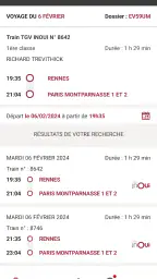 TGV INOUI PRO screenshot