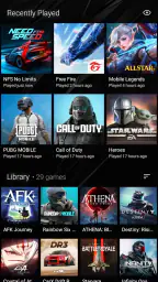 The Arcade · Game Hub Launcher screenshot