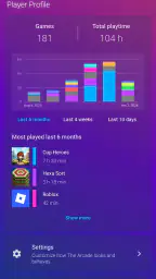 The Arcade · Game Hub Launcher screenshot