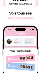 The Ick: Recent Follow Tracker screenshot