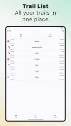 The Mantrailing App screenshot