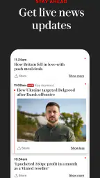 The Telegraph UK Latest News screenshot
