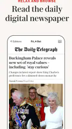 The Telegraph UK Latest News screenshot