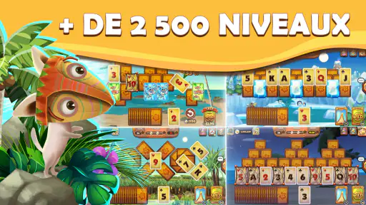 Tiki Solitaire TriPeaks screenshot